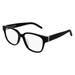 Saint Laurent Monogram SL M33/F Eyeglasses 001 Black