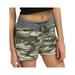 Avamo Casual Loose Shorts for Lady Camouflage Yoga Shorts Cycling Shorts Dancing Gym Pants for Women Running Active Casual Biker Walking Active Shorts Athletic Sweatpants