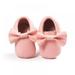 Ochine Baby Soft Sole PU Leather Tassel Bow Ballet Shoe Toddler Newborn Boys Girls Shoes