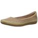 Clarks Women s Danelly Adira Ballet Flat Sand Leather 8 C D US