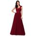 Ever-Pretty Womens Gorgeous Evening Party Dresses for Women 07704 Burgundy US14