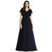 Ever-Pretty Womens Plus Size Mother of the Bride Dresses for Women 77092 Navy Blue US14