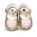 ZDMATHE Cute Baby Sandals Fashion Baby Clogs Cute Soft Bottom Non-Slip Baby Princess Shoes Baby Girls Love Kids Shoes