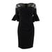 Calvin Klein Women's Illusion Ruched Dress