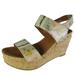 Gentle Souls Womens Juniper Berry LE Platform Sandal Shoe