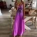 New Women's Casual Loose Strap Dress Colors Summer Sexy Boho Bow Camis Befree Maxi Dress Plus Sizes Big Large Dress Letter Print Dress