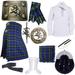 Highland Kilts Outfit Argyll of Campbell Tartan Lion Rampant Accessories Set 10 pcs