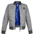 Musterbrand GREY Tychus Bomber Casual Jacket, US Small