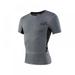 Velocity Men GYM Running Climbing T-Shirts Compression Short Sleeve Man Bodybuilding Training Tights Sport Shirt Jogging