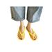 UKAP Women Fashion Flip Flops Anti-Slip Slipper Solid Color Backless Comfort House Shoes