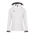 Izas Oshawa Women's Hooded Softshell Jacket (Large, White/White)