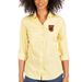 Tuskegee Golden Tigers Antigua Women's Structure Button-Up Long Sleeve Shirt - Gold/White