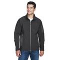 Men's Three-Layer Fleece Bonded Soft Shell Technical Jacket - GRAPHITE - M