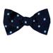 Men's Navy Blue Silk Self Tie Bowtie Tie Yourself Bow Ties