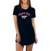 Virginia Tech Hokies Concepts Sport Women's Marathon Nightshirt - Black