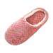 Cotton Slippers Suede Non-slip Cotton Slippers Jacquard Soft Bottom Indoor Cotton Slippers Winter Warm Home Floor Bedroom Shoes