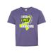 Inktastic I Wear Lime For My Grandma Lymphoma Awareness Child Short Sleeve T-Shirt Unisex Retro Heather Purple S