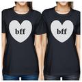 Bff Hearts Funny BFF Matching Tees Navy Cute Best Friend Gift Ideas