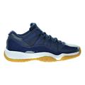 Air Jordan 11 Retro BG Big Kid's Shoes Navy/White/Brown 528896-405