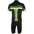 Aibecy Men's Short Sleeve Cycling Jersey Padded Bib Short Set Cycling Cloth Set