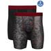 AND1 Men's Longer Length Performance Boxer Briefs, 2 Pack