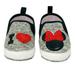 Disney Minnie Mouse Red and Black Infant Prewalker Soft Sole Slip-on Shoes - Size 6-9 Months