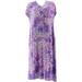 Carole Hochman Petite Hydrangea Lounge Dress NEW A346805