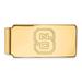 Solid 10k Yellow Gold Big Heavy North Carolina State University Money Clip (55mm x 26mm)