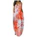 Bescita Dresses for Women Casual, Women'S Long Maxi Dress Sexy Sleeveless Plus Size Sum