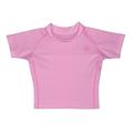 Short Sleeve Rashguard Shirt-Light Pink-24mo