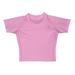 Short Sleeve Rashguard Shirt-Light Pink-24mo