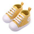 Baby Kids Canvas Sneakers Boy Girl Soft Sole Crib hoes Infant Toddler Non-Slip Pre-Walker Shoes 0-18 Months