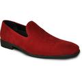 Vangelo Men Dress Shoe KING-5 Loafer Slip On Formal Tuxedo for Prom and Wedding Red 6.5M