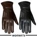 Ladies Warm Winter Gloves Dress Gloves Thermal Lining Geniune Leather (WOMEN BROWN, Medium)