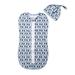 Seyurigaoka Newborn Baby Cotton Zipper Swaddle Blanket Wrap Sleeping Bag Sleepsacks 0-6M