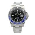 Pre-owned Rolex GMT-Master II Ref# 116710BLNR Batman Stainless Steel 40mm