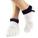 Men's Breathable Cotton Toe Socks Pure Sports Comfortable 5 Finger Toe Sock Low Cut Running Athletic Socks 38-43