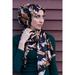 CAMOUFLAGE FASHION NECK SCARF, MUSLIM HIJAB, WRAP, SHAYLA [KELLY GREEN]