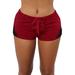 Sexy Dance Womens Yoga Hot Shorts with Side Lace Splicing Elastic Waist Comfy Lounge Pajamas Workout Running Chic Jersey Shorts