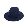 SUNSIOM Mens Women's Fedora Hat Wide Brim Panama Hats Bucket Dress Trilby Jazz Hats