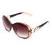 Classic Oval Retro Plastic Frame Vintage Inspired Sunglasses, Oversized Womens UV Sunglasses