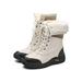 Women Snow Boots Women Fashionable Snow Boots Winter Warm Shoes Outdoors Snow Boots High Top large Size Casual Snow Boots