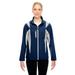 A Product of Team 365 Ladies' Icon Colorblock Soft Shell Jacket - SP D NVY/ SP SIL - L [Saving and Discount on bulk, Code Christo]