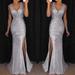 dresses summer dress for women Women Sequin Prom Party Ball Gown Sexy Gold Evening Bridesmaid V Neck Long Dress