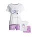 Way To Celebrate Mommy & Me Women's & Women's Plus, Toddler & Girl's Unicorn Boxer Pajama Set
