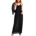 Time and Tru Women's Lace Top Maxi Dress