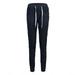 Women Solid Denim Pants Ladies Loose Soft Jogger Drawstring Elastic Waist Jeans