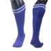 Lovely Annie Girls' 2 Pairs Knee High Sports Socks for Baseball/Soccer/Lacrosse 003 XS(Blue)