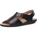 Women's Naturalizer, Scout leather low heel Sandals BLACK 7 (N) U.S. Women's