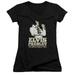 Elvis Presley Golden Junior Women's V-Neck T-Shirt Black